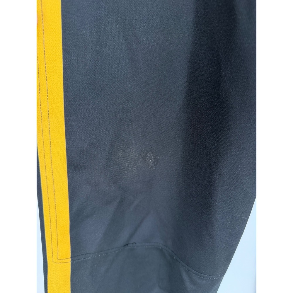 Warstic Mens Baseball Pants Small Black Gold Stripe Sports Uniform Gorpcore - Picture 6 of 15